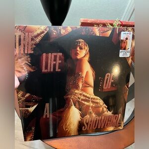 Taylor Swift The Life of a Showgirl Vinyl Record Summertime Spritz Pink Shimmer